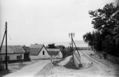 Hungary,Lake Balaton, Szigliget, a Kossuth utca és a Petőfi utca találkozása., 1962, Hunyady József, Fortepan #105913