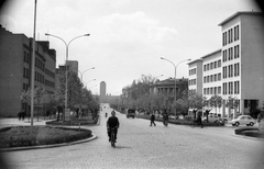 Serbia, Mihajlo Pupin (ekkor Tito marsall) sugárút a közúti híd felől nézve., 1965, Hunyady József, Fortepan #106052