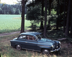 1962, Hunyady József, Czechoslovakia, colorful, Czechoslovak brand, Skoda-brand, automobile, Fortepan #106112