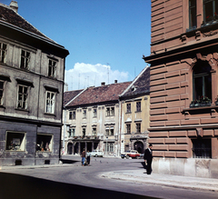 Hungary, Sopron, a Fő (Beloiannisz) tér a Városház utca felől nézve., 1965, Hunyady József, colorful, Fortepan #106483