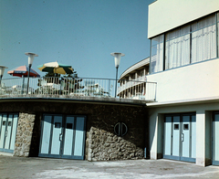 Hungary, Pécs, Kikelet szálló., 1965, Hunyady József, colorful, hotel, Fortepan #106575