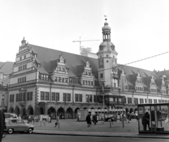 Németország, Lipcse, Markt, Régi Városháza., 1969, Hunyady József, NDK, középület, reneszánsz, Hieronymus Lotter-terv, Fortepan #106582