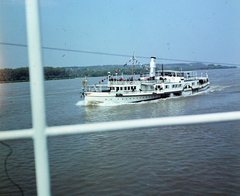 Hungary, a felvétel a Felszabadulás gőzhajó fedélzetén, az Írószövetség jugoszláviai útja során készült., 1965, Hunyady József, colorful, Dunaföldvár/Bácska/Venus ship, Fortepan #106600