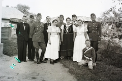 1940, Kókány Jenő, folk costume, soldier, officer, Fortepan #107415