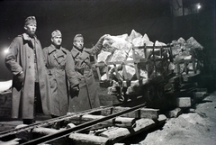 1940, Kókány Jenő, soldier, salt mine, Fortepan #107423