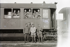 1940, Kókány Jenő, railway, soldier, Fortepan #107438