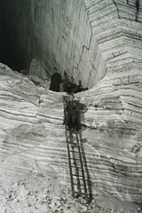 1940, Kókány Jenő, salt mine, Fortepan #107448