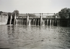 Romania,Transylvania, Târgu Mureș, Turbina-árok gátja., 1940, Kókány Jenő, Fortepan #107453