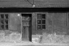 Hungary, Budapest XXII., Kossuth Lajos utca 9., 1982, Makovecz Benjamin, Budapest, house number sign, window, gate, door, Fortepan #107964