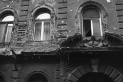 1985, Makovecz Benjamin, tenement house, damaged building, Fortepan #108311