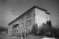 Magyarország, Budapest II., Széher út 73-75., Széher úti kórház (egykor Szent Ferenc-rendi apácák kórháza, ma Szent Ferenc Kórház)., 1955, Hámori Gyula, Budapest, középület, épületdísz, Fortepan #108541