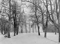 Magyarország, Mátrafüred, Keresztelő Szent János-templom., 1960, Fortepan, tél, Fortepan #10913