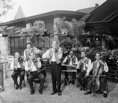 1966, Bauer Sándor, cigányzenész, cimbalom, Fortepan #109489