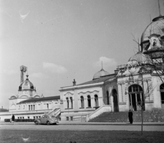 Magyarország, Városliget, Budapest XIV., Műjégpálya., 1960, Bauer Sándor, Budapest, Schickedanz Albert-terv, eklektikus építészet, műemlék, Fortepan #109526