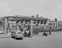 Magyarország, Diósgyőr, Miskolc, Hámor étterem., 1959, Bauer Sándor, Moszkvics-márka, rendszám, Moszkvics 402, Fortepan #109907