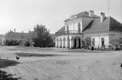 Magyarország,Balaton, Keszthely, az egykori Festetics uradalom telepe, a kiskastély és a majorság., 1962, Gyöngyi, baromfi, antenna, Fortepan #10993