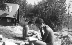 1969, Mészöly Leonóra, tent, camping, Fortepan #11048