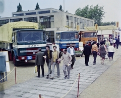 Magyarország, Budapesti Nemzetközi Vásár, Budapest X., Albertirsai úti vásárterület., 1973, Bauer Sándor, színes, Rába-márka, nemzetközi vásár, Budapest, Fortepan #110734