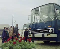 Magyarország, Budapesti Nemzetközi Vásár, Budapest X., Albertirsai úti vásárterület., 1973, Bauer Sándor, színes, nemzetközi vásár, Ikarus 280, Budapest, Fortepan #110737