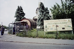 Hungary, untitled, Budapest XII., Golfpálya út, balra a Rege utca. Szemben a Vörös Csillag (egykor Golf, később Panoráma) szálloda., 1972, Bauer Sándor, colorful, barrel, Budapest, Fortepan #110958