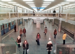 Magyarország, Budapest, Nagyvárad tér, metróállomás., 1976, Lovas Gábor, színes, retró, metró, Fortepan #11108