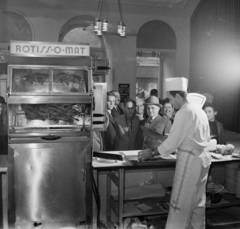 Magyarország, Budapest VIII., Rákóczi út 5., Csirke Grill., 1960, Bauer Sándor, büfé, Budapest, grillcsirke, Fortepan #111194