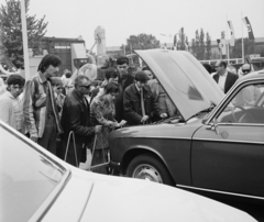 Magyarország, Budapesti Nemzetközi Vásár, Budapest X., Albertirsai úti vásárterület., 1973, Bauer Sándor, francia gyártmány, nemzetközi vásár, Peugeot-márka, Budapest, Peugeot 304, Fortepan #113071