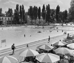 Hungary, Margit Islands, Budapest, Palatinus Strandfürdő., 1965, Bauer Sándor, Fortepan #113544