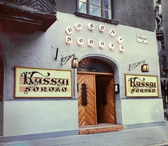 Magyarország, Budapest XIII., Pannónia utca 14., Kassai Söröző., 1968, Bauer Sándor, színes, Budapest, Fortepan #113966