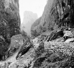 Romania,Transylvania, Bicaz Canyon, 1941, Gyöngyi, Fortepan #11404