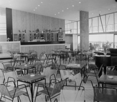 Hungary,Lake Balaton, Badacsonytomaj, Tátika étterem (Callmeyer Ferenc, 1962.)., 1962, Bauer Sándor, restaurant, interior, Fortepan #114040