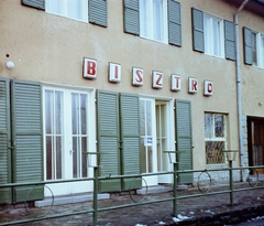 Magyarország, 1972, Bauer Sándor, színes, bisztró, neon felirat, Fortepan #114116