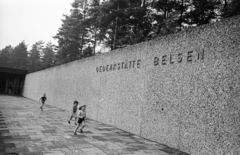 Németország, Bergen-Belsen, az eredetileg hadifogolytábor, 1943-tól koncentrációs tábor Központi emlékhelye., 1961, Bauer Sándor, NSZK, Fortepan #114263