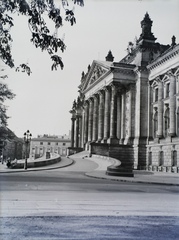 Németország, Berlin, Reichstag a Scheidemannstrasse (Sommerstrasse) felől., 1938, Buzinkay Géza, Fortepan #114532