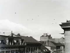 Németország, Berlin, repülők a város felett az osztrák népszavazás előestéjén, 1938. április 9-én., 1938, Buzinkay Géza, Fortepan #114543