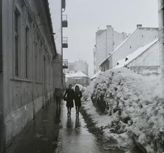 Hungary, Budapest I., Iskola utca a Vám utcától a Gyorskocsi utca felé nézve., 1940, Buzinkay Géza, Budapest, Fortepan #114571