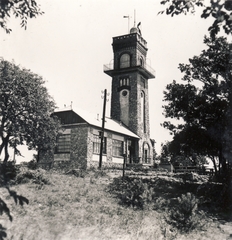 Magyarország, Pécs, a Mecsek Egyesület Kiss József-kilátója a Misinán., 1939, Buzinkay Géza, kilátótorony, Fortepan #114652