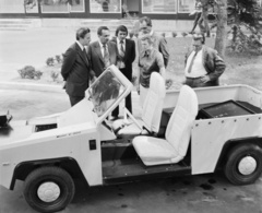 Magyarország, Szigetszentmiklós, Csepel Autógyár, a kanadai Marathon Electric Car Company, Marathon C-300 típusú elektromos autója., 1977, Csepel Autógyár/Békés György, kabrió, Fortepan #114689