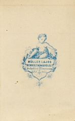 Magyarország, Debrecen,Miskolc, Müller Lajos fényképészeti műterme, Scheffer ház / Noszticius ház., 1909, Fortepan, műterem, fényképész, hátlap, Fortepan #114766