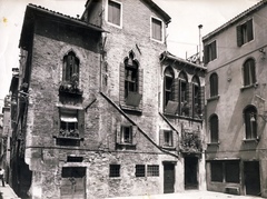 Olaszország, Velence, Calle Marlona., 1904, Fortepan, épületdísz, Fortepan #114820