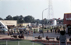 Magyarország, Városliget,Budapesti Ipari Vásár, Budapest XIV., 1960, Móra András, színes, nemzetközi vásár, Budapest, Fortepan #114910