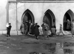 Magyarország, Budapest XV., Klebelsberg Kuno (Bajcsy-Zsilinszky) utca 43., Keresztelő Szent János-templom., 1960, Móra András, Budapest, csúcsív, Fortepan #114973