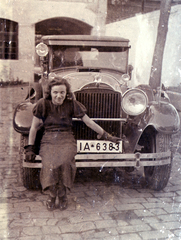 1935, Kelemen Zsuzsa, automobil, lányok-járművek, Fortepan #115111