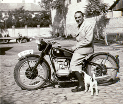 1939, Kelemen Zsuzsa, motorkerékpár, BMW-márka, BMW R5, Fortepan #115122