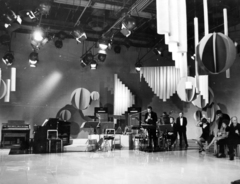 1972, Zsivkov Anita - Koós Árpád / Kocsis András fényképei, Hungarian TV, Mária Kocsis-scenery design, Fortepan #115168