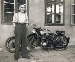 1939, Zsivkov Anita - Koós Árpád / Kocsis András fényképei, motorkerékpár, szerelés, Fortepan #115196