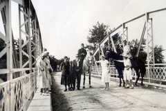 Hungary, Gyula, a gyulavári Fehér-Körös híd., 1931, Martinez Judit, bridge, Fortepan #115340