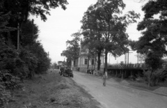 Ukraine,Zakarpattia Oblast, Karpaty, 1957, Répay András, Soviet Union, tractor, street view, Fortepan #115477