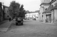 Ukrajna, Sztrij, jobbra a Szűz Mária Születése templom., 1958, Répay András, Szovjetunió, teherautó, GAZ 51, Fortepan #115526