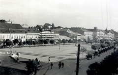 Románia,Erdély, Marosvásárhely, Rózsák tere (Piata Trandafirilor, ekkor Ferdinánd király tér, Piata Regele Ferdinand)., 1936, Schmal Alexandra, tér, Fortepan #115574